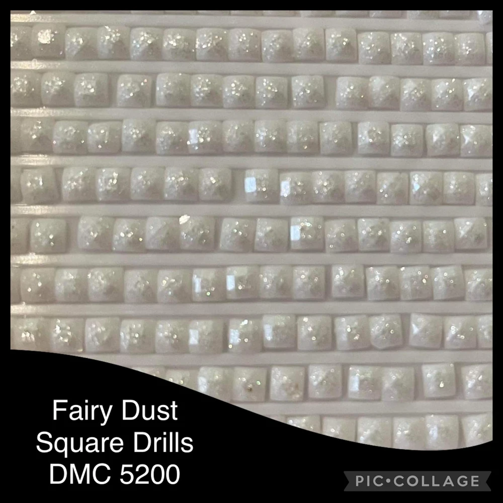 Fairy Dust Drills Full Square Mystery Crystal Diy Diamond Painting Cross Stitch Embroidery Mosaic Rhinestones Decor Photo Custom