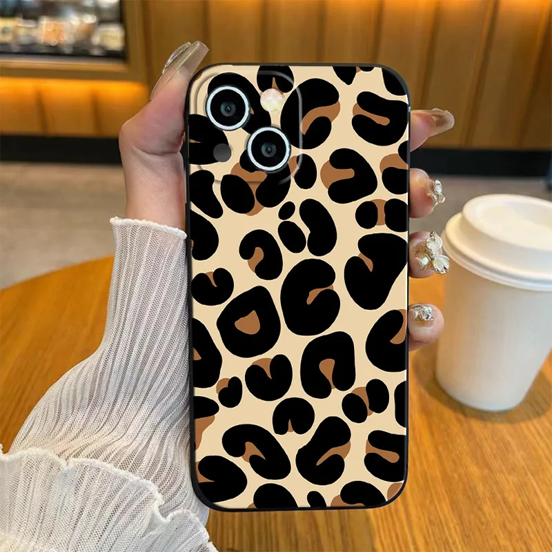 Mottled Pattern Graphic Phone Case For iPhone 16 15 14 13 12 11 X XR XS SE2 SE 8 7 Plus Pro Max Mini Silicone Back Cover