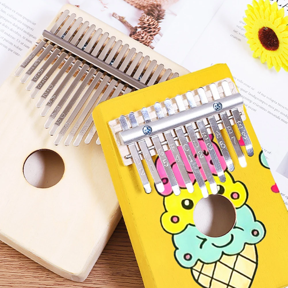 

2 Pcs DIY Kalimba Bridge Replacement Music Accessories Durable Supply Instrument Hand Piano Thumb Keys Accessory for