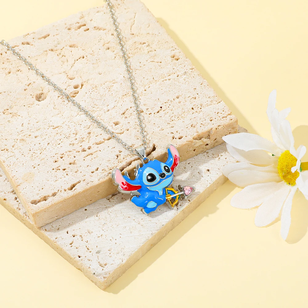 

Стежка аниме мультфильм милая фигурка металлический шарм кулон модная игрушка для подруги уникальная идея подарка