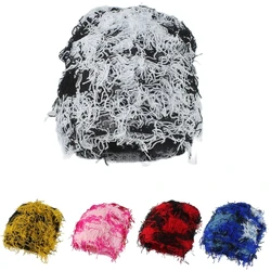 Balaclava Beanies Men Funny Hat Outdoor Camouflage Plush Fuzzy Distressed Knitted Hat Ski Mask Beanie Fashion Street Hip Hop Cap