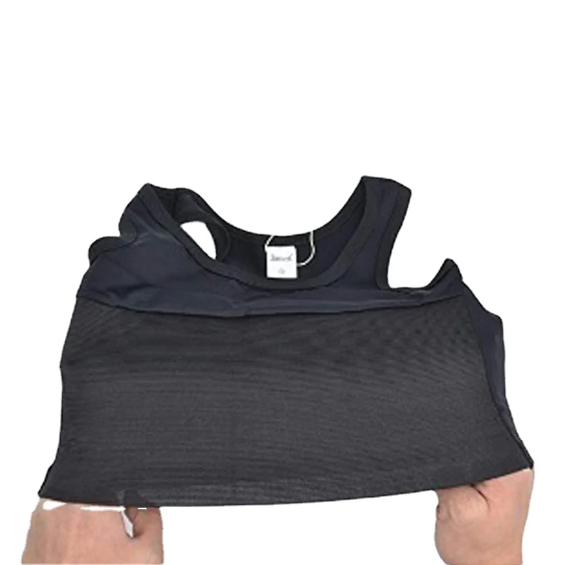 HaleyChan raccoglitore toracico da donna Tomboy Trans lesbiche Pullover mezza lunghezza corsetto Top canotta corta Top corto ad asciugatura rapida donna