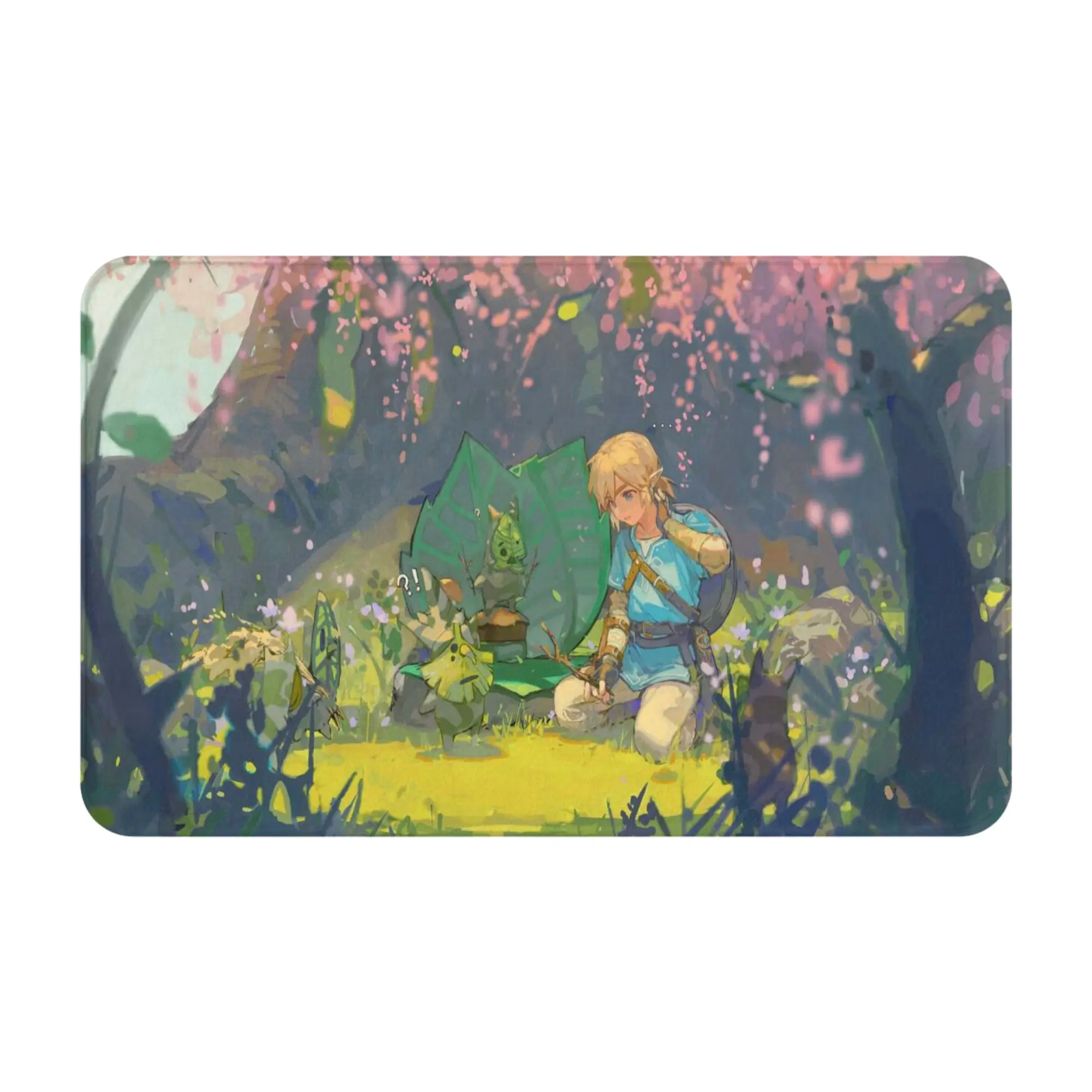 Under The Flower Trees Anti-Slip Mat Bath Link Entrance Doormat Floor Decor