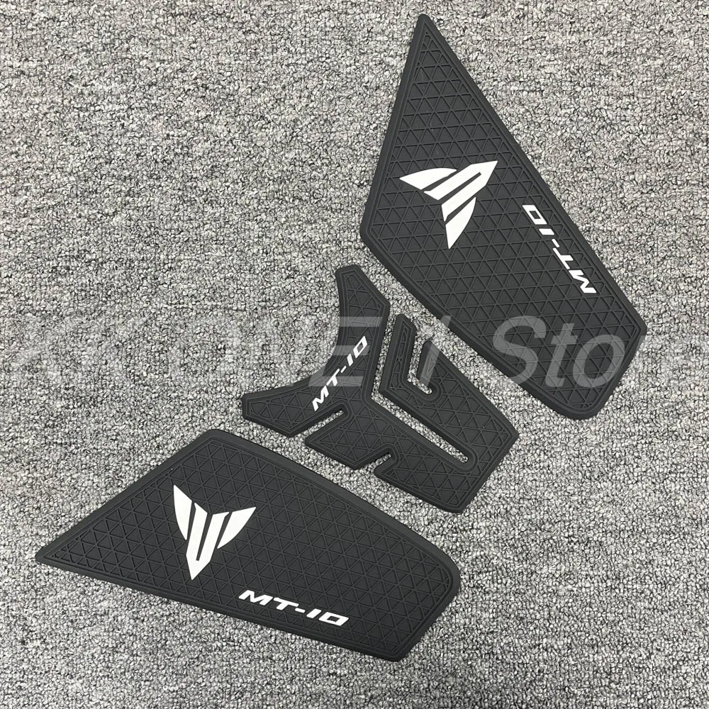แผ่นรองถังน้ำมันสำหรับ Yamaha MT-10 MT10 Mt 10 2018-2023ด้านแผ่นป้องกันแผ่นป้องกันหัวเข่าของรถยนต์