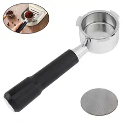 2pcs 54mm Bottomless Portafilter 53mm Puck Screen Filter Fit for Breville BES450 / 500 / 820 / 840 / 870 / 875 / 876 Machine