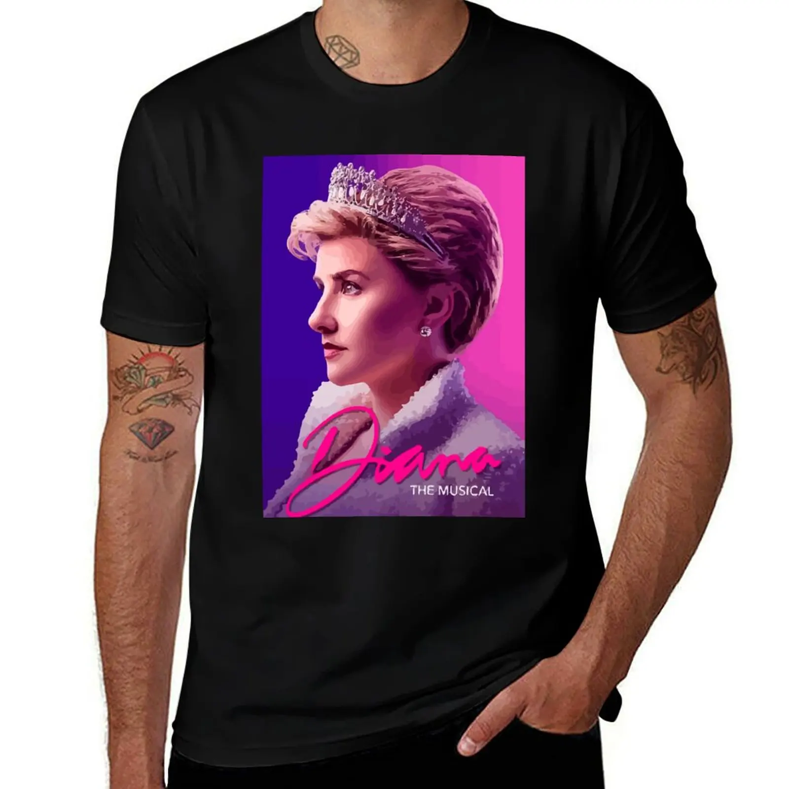 Diana the musical logo T-Shirt Sports Basic Short Sleeve T-Shirt
