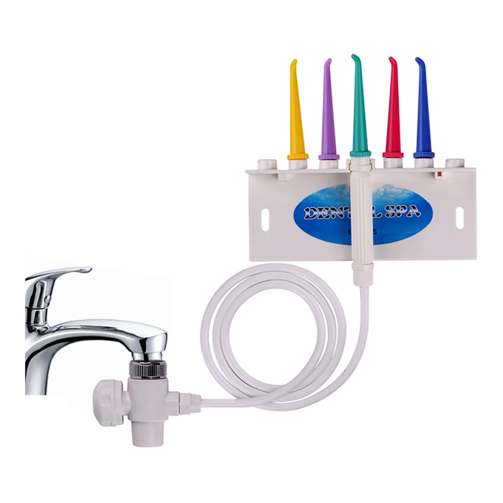 

Oral Cleaner Flossers Kit Diverter Hose Pipe Spray Nozzles and Faucet