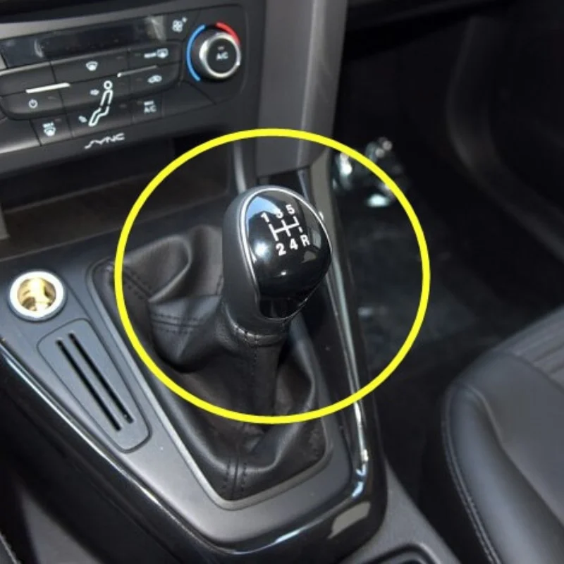 Ford Focus Car Handbrake Covers Gear Shift Collars  Knob Protect 5 Speed Auto Anti Slip Handle Sleeve Universal Accessories