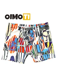 Competitive boxer briefs hot spring swimming pool beach swimming trunks high elastic swimming trunks cartoon swimming trunks
