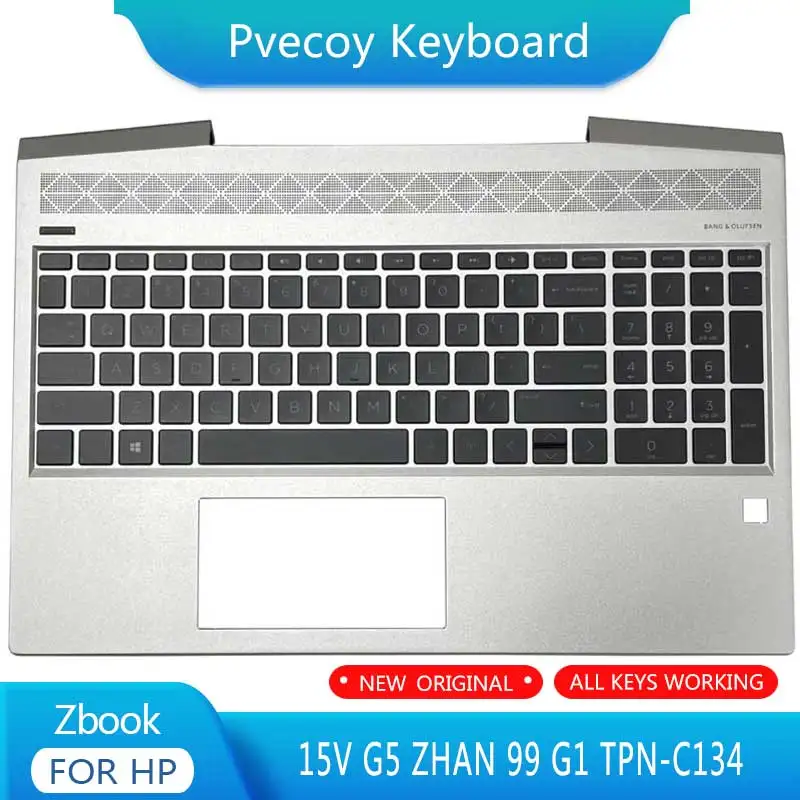 

New For Zbook 15V G5 ZHAN 99 G1 TPN-C134 Laptop Palmrest Case Keyboard US English Version Upper Cover