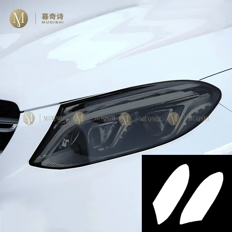 MUQSHI Pre cutting Car Exterior Headlights PPF transparent protective film TPU film refit For Mercedes Benz GLE V167 2015-2019