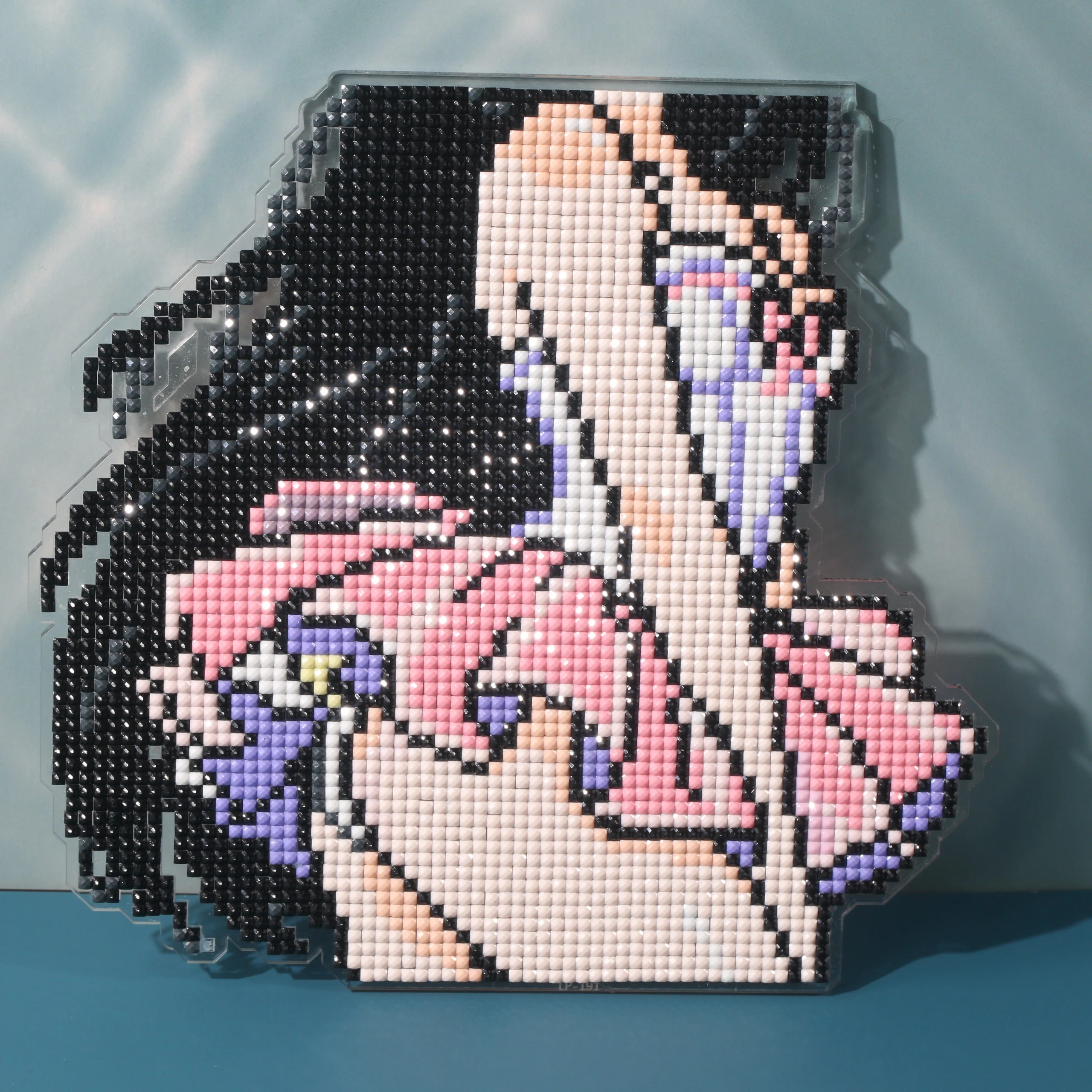 Special‑Shape Acrylic Diamond Painting DIY Kit Pixel Girl Figure Desktop Ornament Handmade Art Craft Home Table Decor.