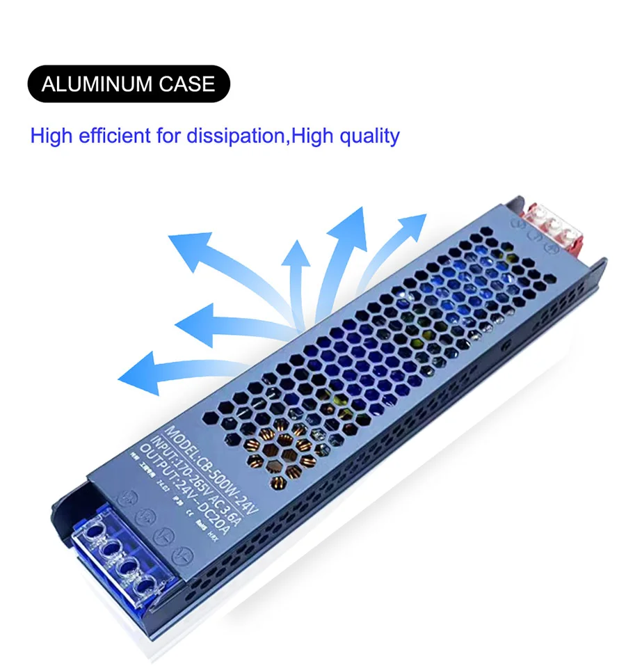 Imagem -02 - Mudo Transformadores de Iluminação Comutação de Alimentação Led Light Driver Adapter ac para dc 12v 24v 36v 48v 100w 200w 300w 400w 500w