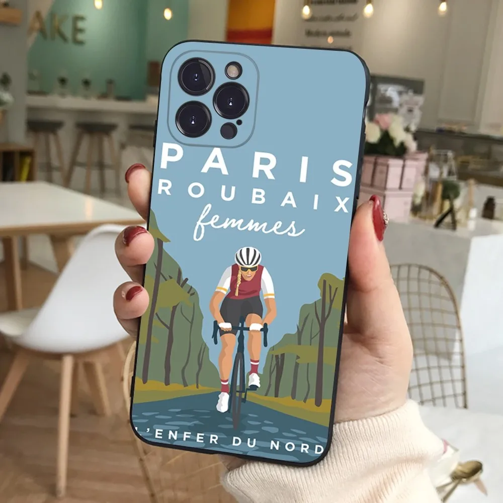 Funda de teléfono deportiva para bicicleta, carcasa para iPhone 15 14 11 12 13 Mini Pro XS Max 6 7 8 Plus X XR SE 2020