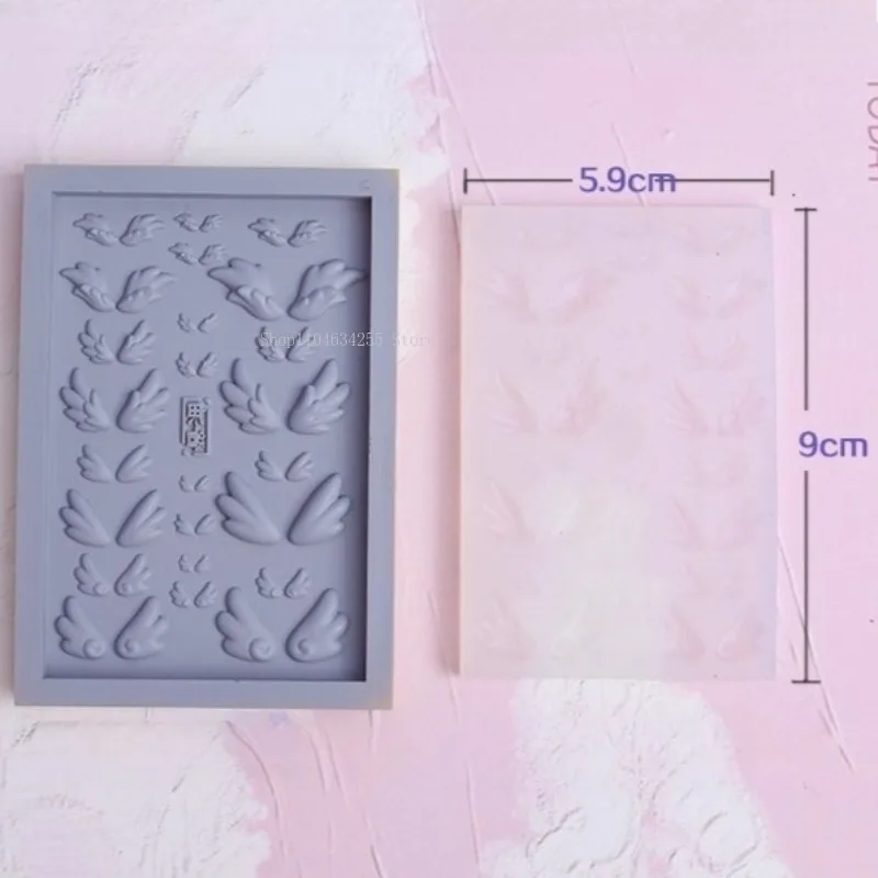 Angel/Demon Wings Silicone Mold Clay Accessories DIY Ultra-light Clay Anime Doll Headwear Styling Decoration Small Wings Mold
