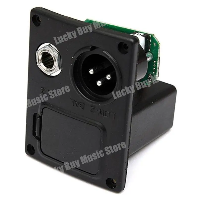 LC-5/4 5-Band Akoestische Gitaar Voorversterker EQ Equalizer Pickup Tuner Systeem met Micro Telefoon Pickup voor Akoestische Gitaar