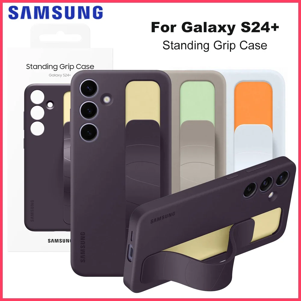 

Original Samsung Standing Grip Case For S24+ S24Plus Standing Grip Case EF-GS926CUEGUS S24+ Standing Grip Cover