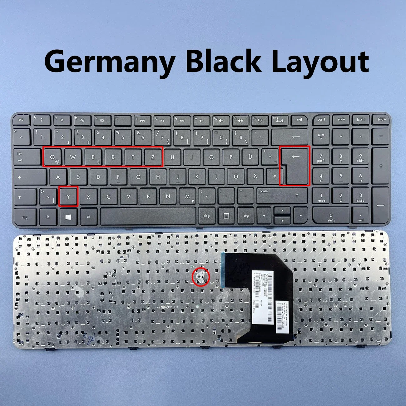 Germany Keyboard For HP Pavilion G7-2000 G7-2001 G7-2002 G7-2003 G7-2010 G7-2020 G7-2050 G7-2055 G7-2100 G7-2150 Series