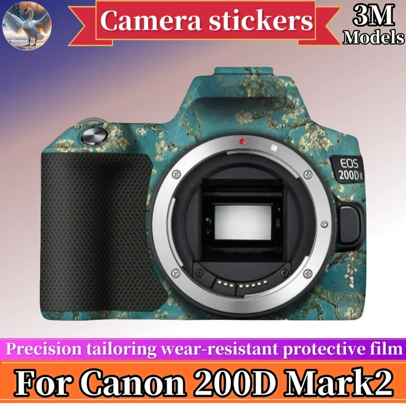 

200Dii skins For Canon 200D Mark2 Camera stickers,protective film ,Precision tailoring wear-resistan