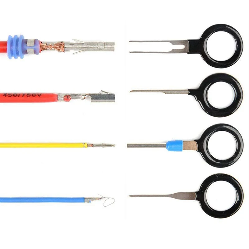 Kit Terminal Removal set Removal Wire Wiring Connector Extractor Part Puller Single/double Pin Stainless steel