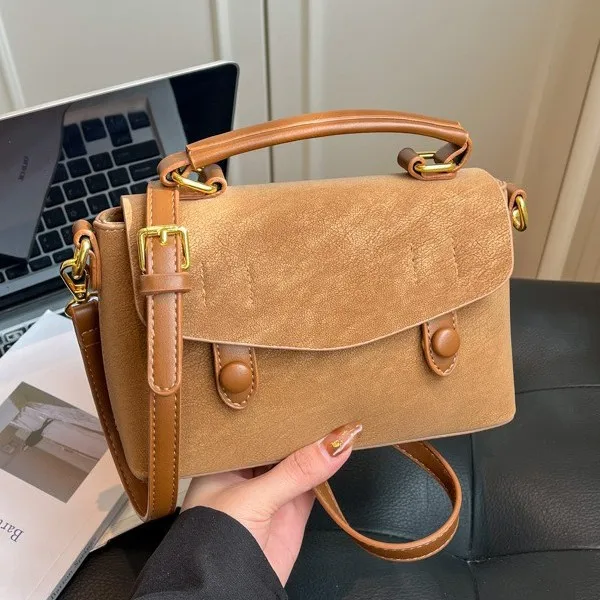 

2025 Winter Chic Crossbody Bag, Women's Versatile Shoulder Purse, Minimalist Day to Night Tote, Casual Sling Bag, Textured Top