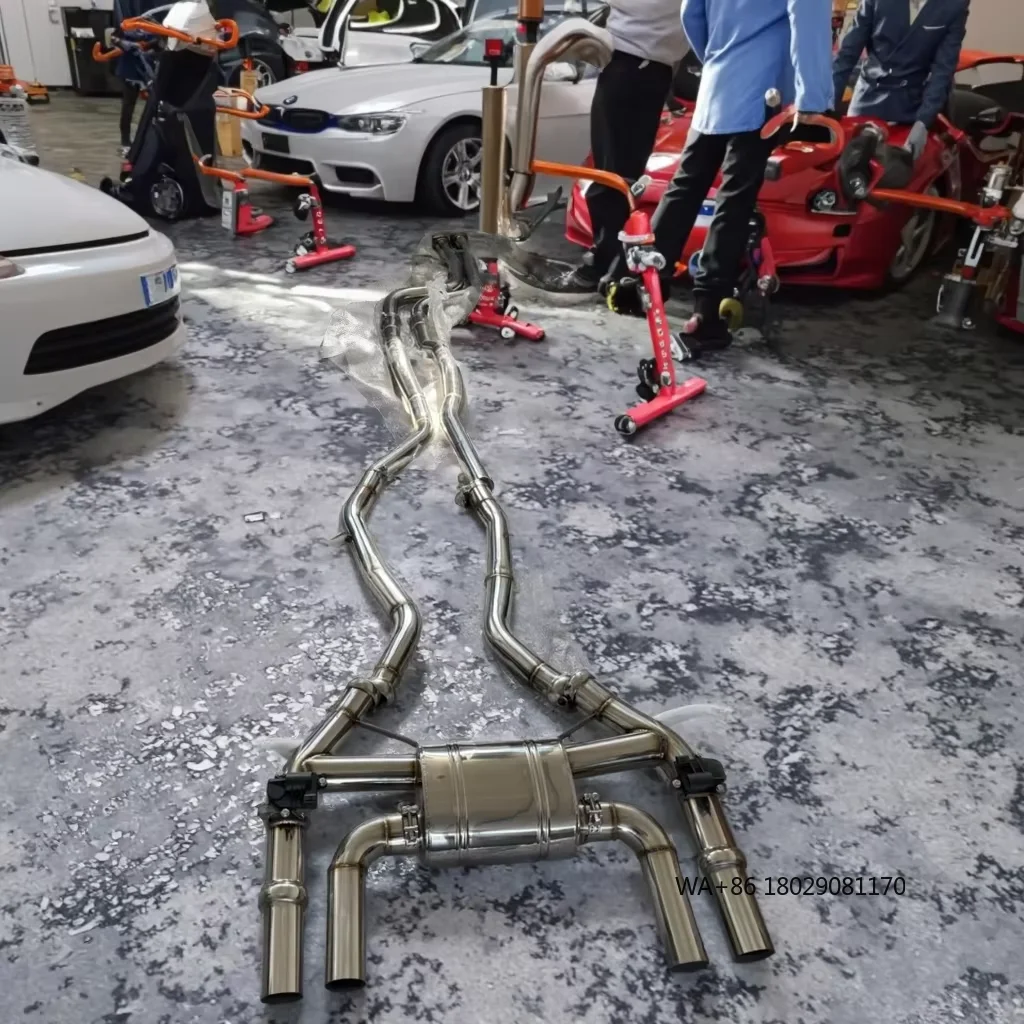 

For M2 F80 M3 M4 F82 F87 S55 3.0T 2014-2019 Car Catback Valvetronic Valved Muffler Exhaust Pipe System 304 Stainless Steel