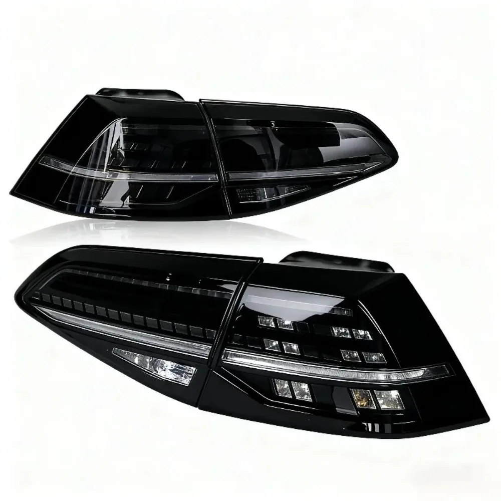Para Volkswagen Golf 7 7,5 MK7 2013-2020 conjunto  luces traseras LED conjunto completo  accesorios  lámpara  señal  g view 2