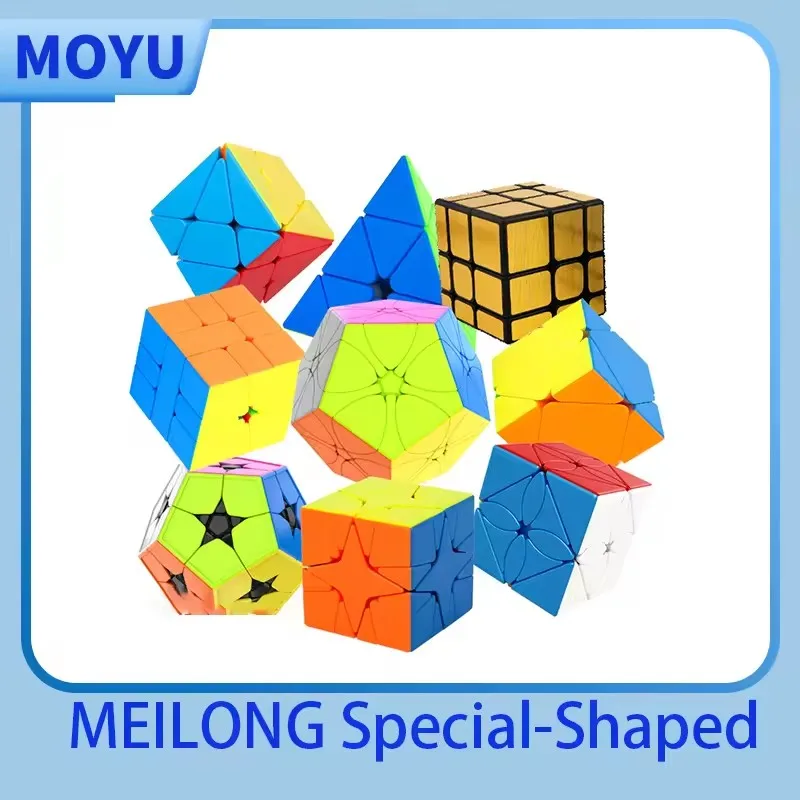 

Moyu Волшебный куб специальной формы без наклеек Meilong Alien Series SQ1 Skew Pyramid Professional Fidget Toys Cubo Magico Игрушка-головоломка