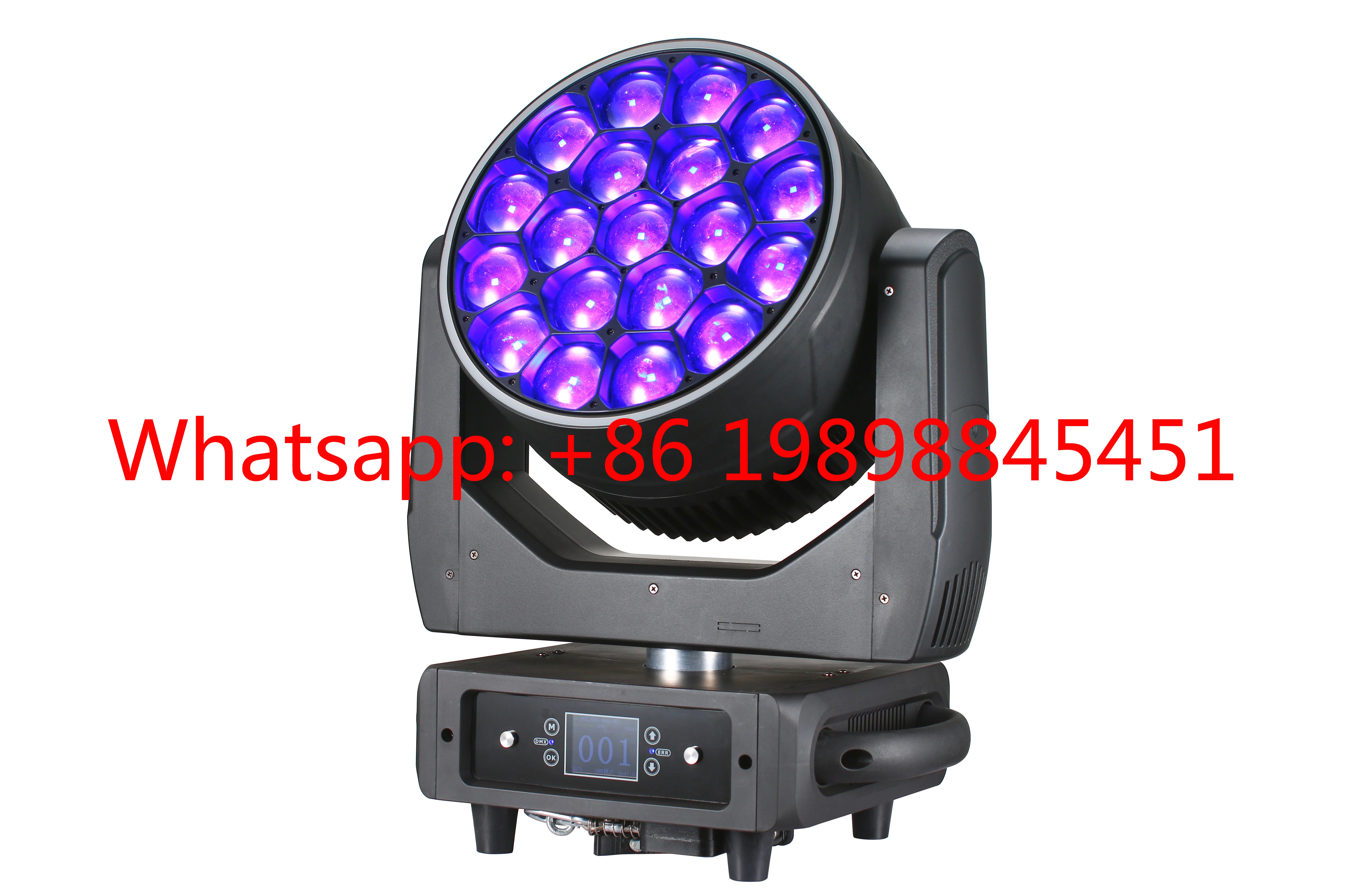 Multiple Strobe Effects Including Swirl and Kaleidoscope Modes 19 Pieces of 4-in-1 LED Lamp Beads Supports