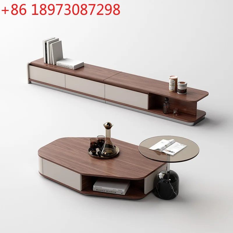 

Размер круглый ретро-стиль с узором ореха, шкаф для телевизора, итальянская элитная гостиная из массива дерева