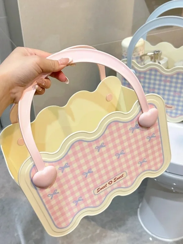 

Большая корзина для ванны Capaci, корзина для хранения влажных и сухих принадлежностей, корзина для туалетных принадлежностей для студентов колледжа, Dormi High Aestheti...