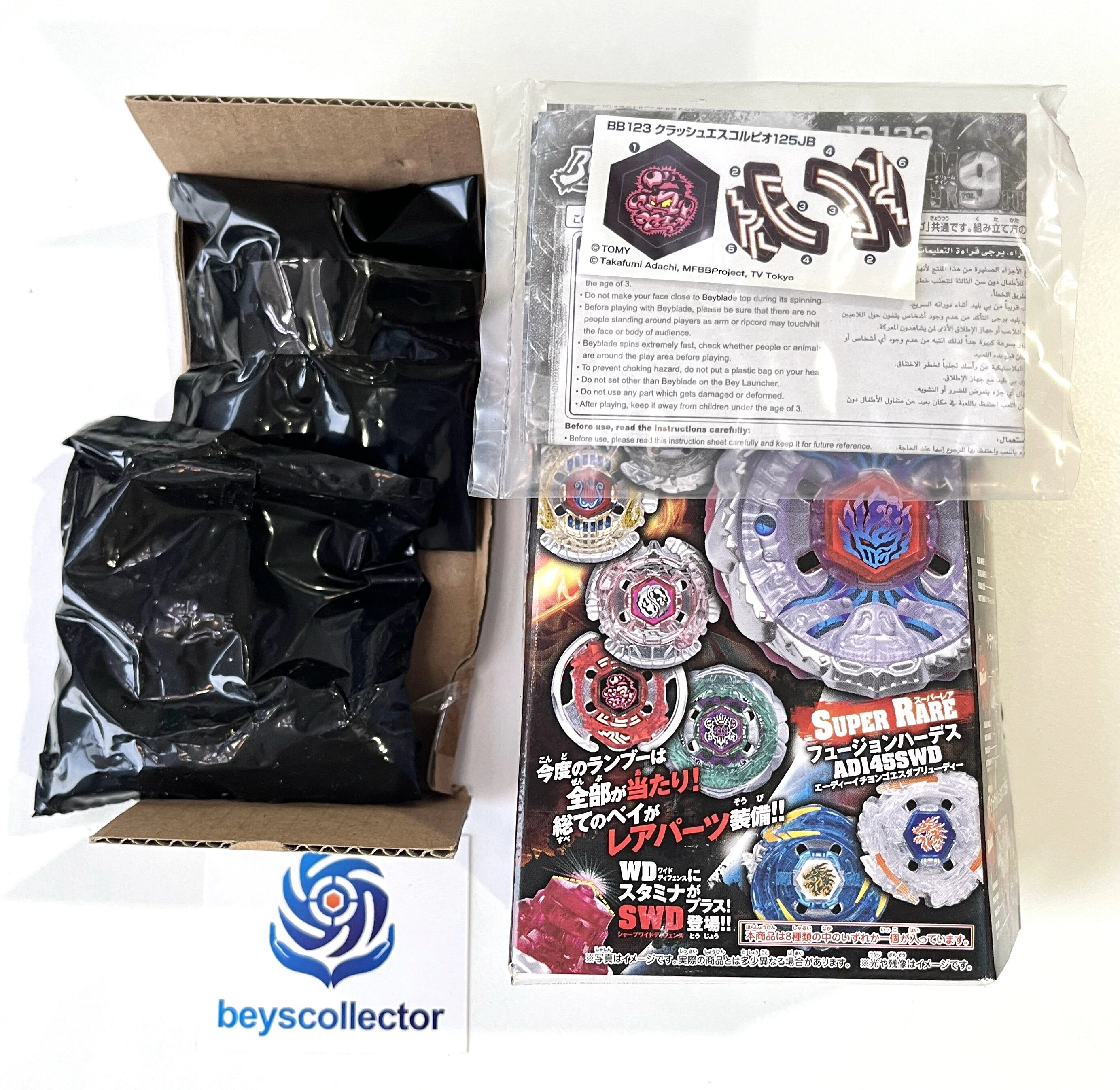 GENUINE beyscollector BB-123 Crash Escolpio 125JB Metal Fury