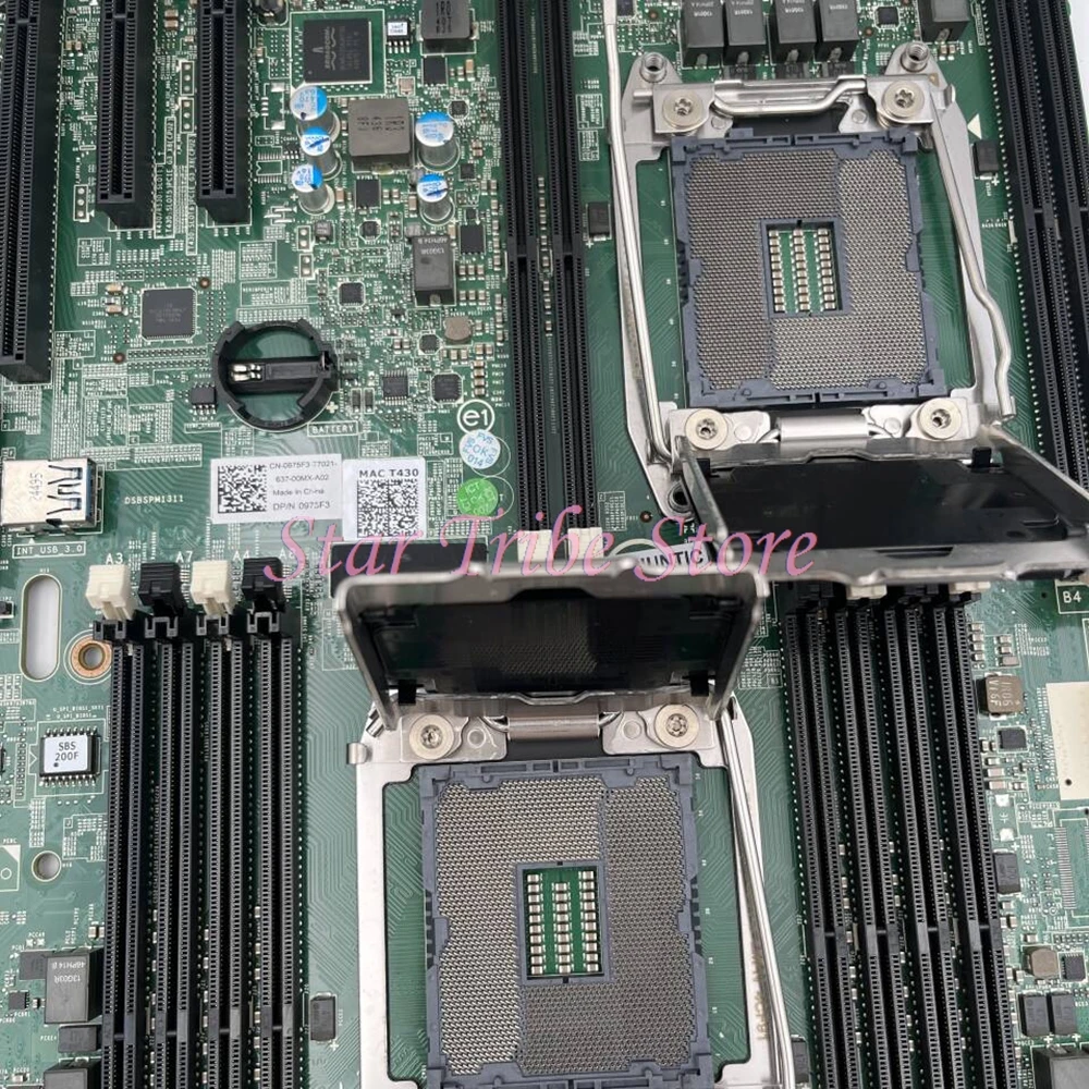 PowerEdge T430 KX11M 975F3 0KX11M 0975F3 XNNCJ 0XNNCJ DYFC8 Server Motherboard