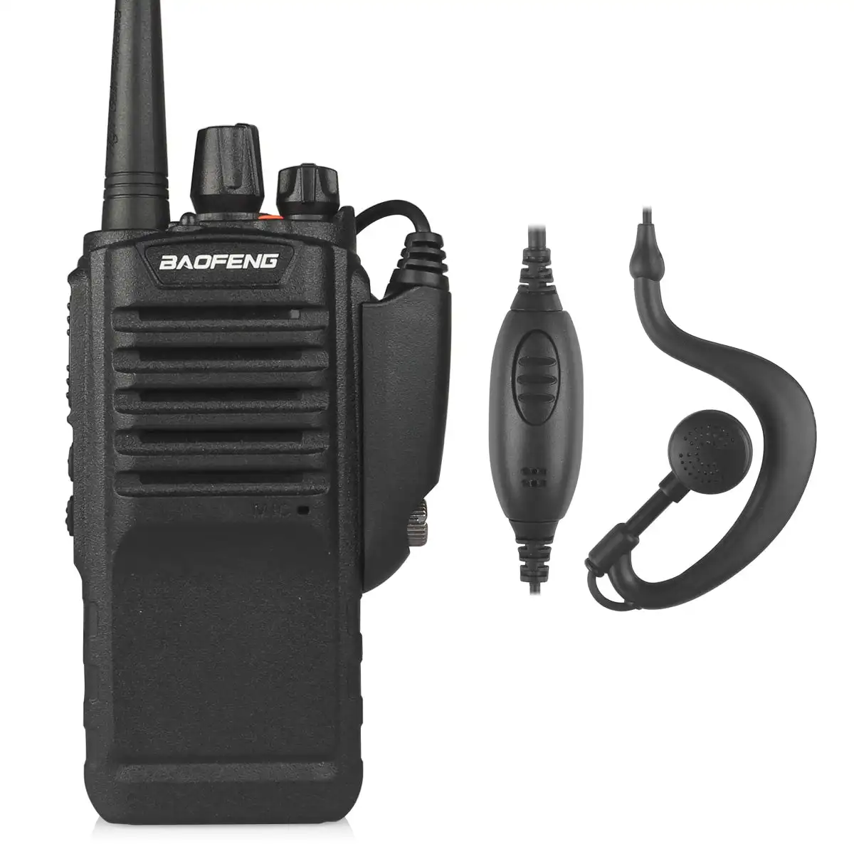 baofeng-bf9700-防水ip65トランシーバー、pttヘッドセット付き、5w-uhf-ham無線トランシーバー、ハンティング・キャンプ用スキャナーレシーバー