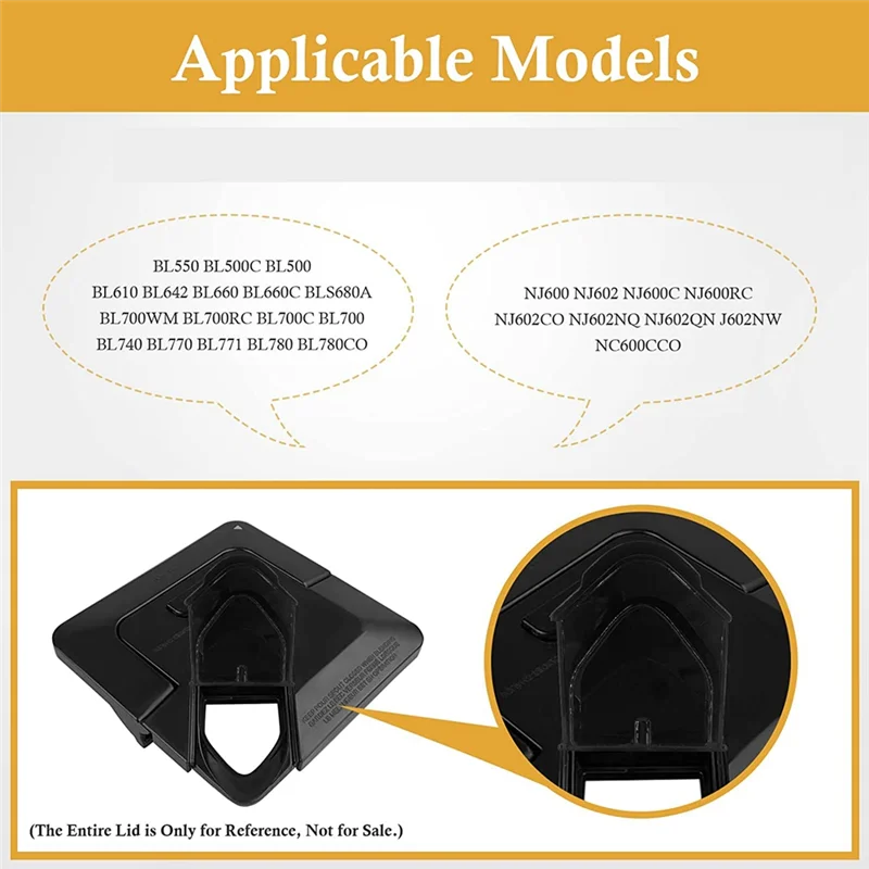 Peças de reposição da tampa do bico para jarro ninja liquidificador 72oz, para liquidificador ninja NJ600-NJ602 e BL500-BL781 1 peça quente