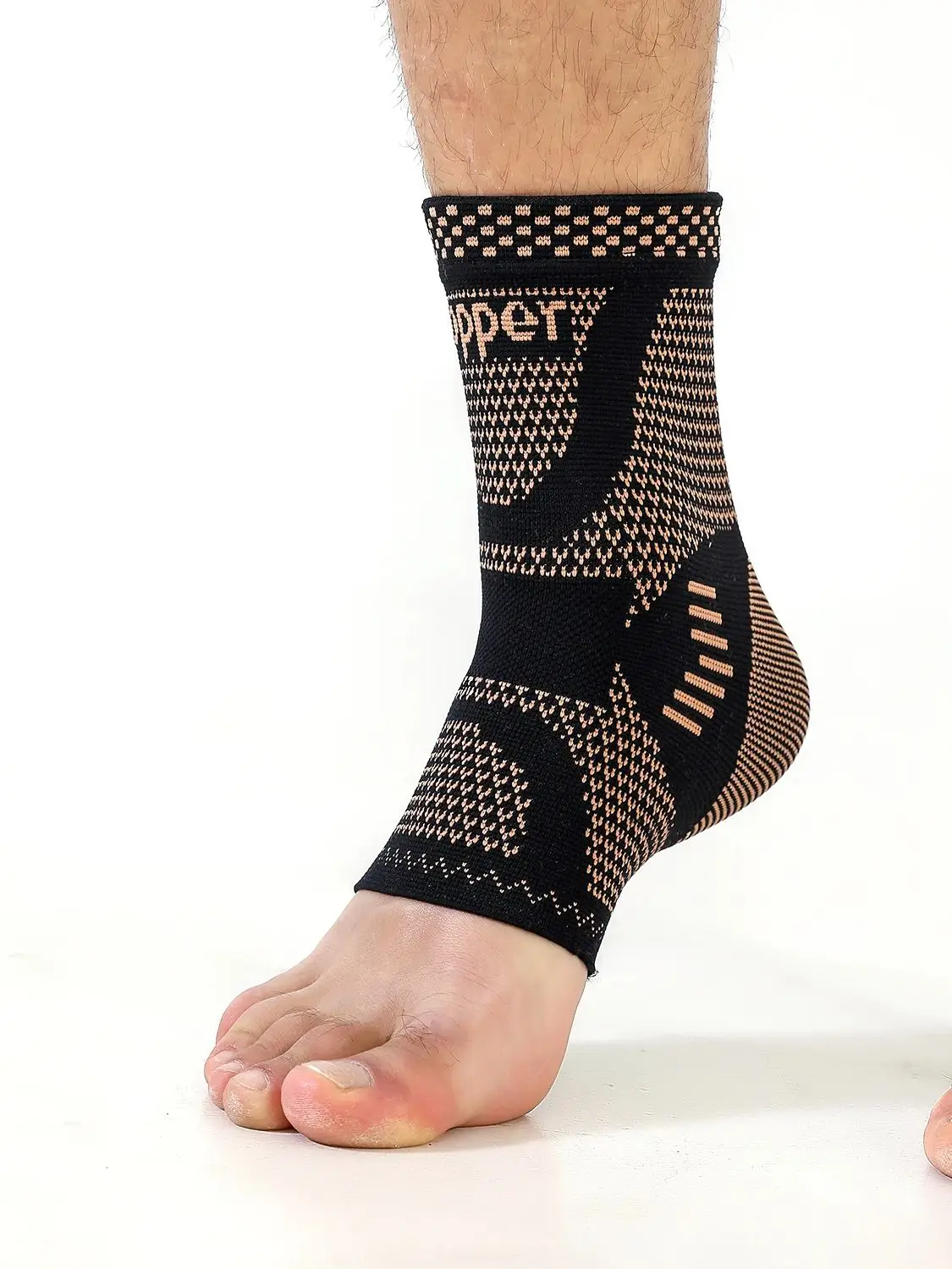 AliExpress NONE 1 PC Outdoor Sports Knitting Elastic Copper Ankle Protection, Ankle Sprain Protection, Ankle Wrist Daily Exercise Cycling equipm