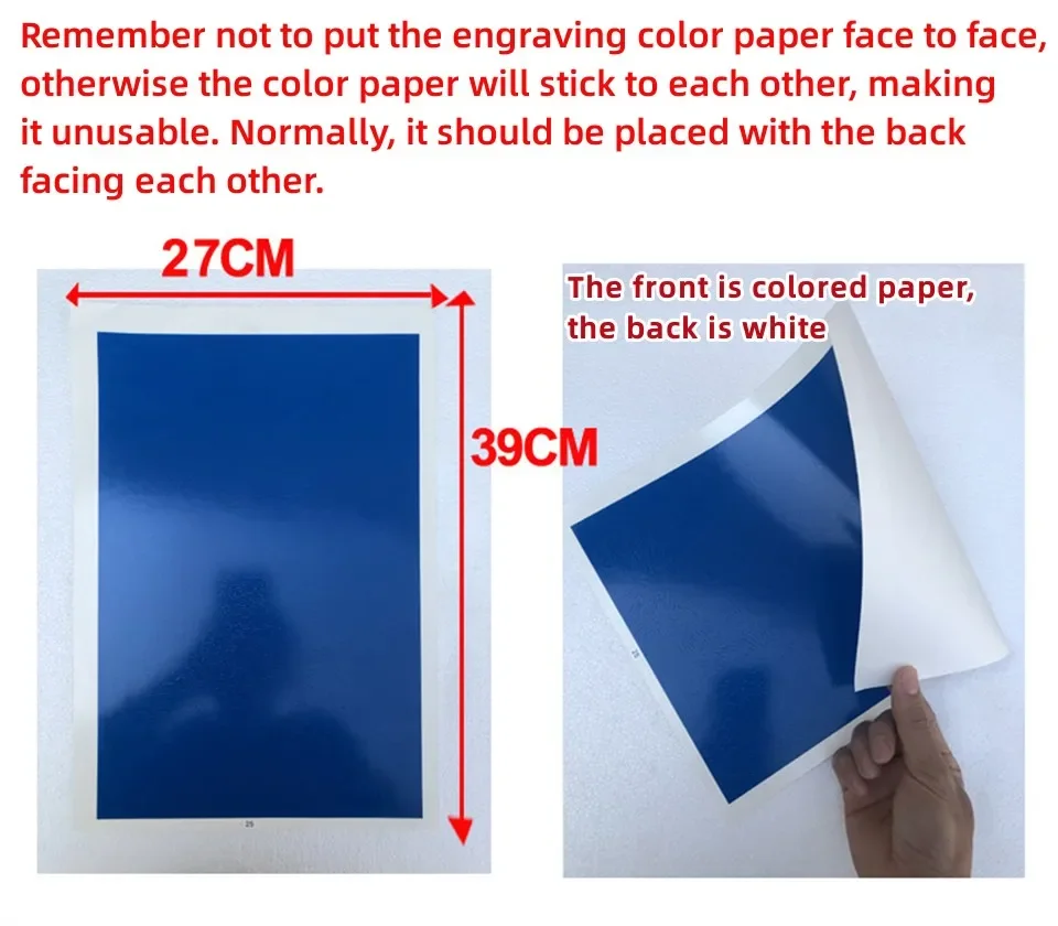 قطعة واحدة من ورق الوسم بالليزر للنقش بنفسك - متوافق مع بلاط السيراميك والزجاج والمعادن - أداة النقش بالليزر