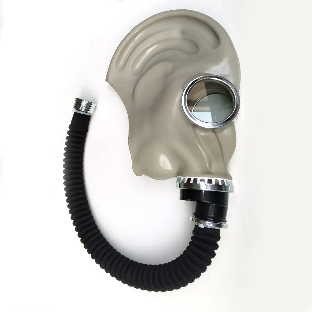 64 نوع متعدد الأغراض قناع الغاز الأسود الكامل تنفس السلامة قناع الوقاية الكيميائية اللوحة رذاذ المبيدات قناع المطاط الطبيعي