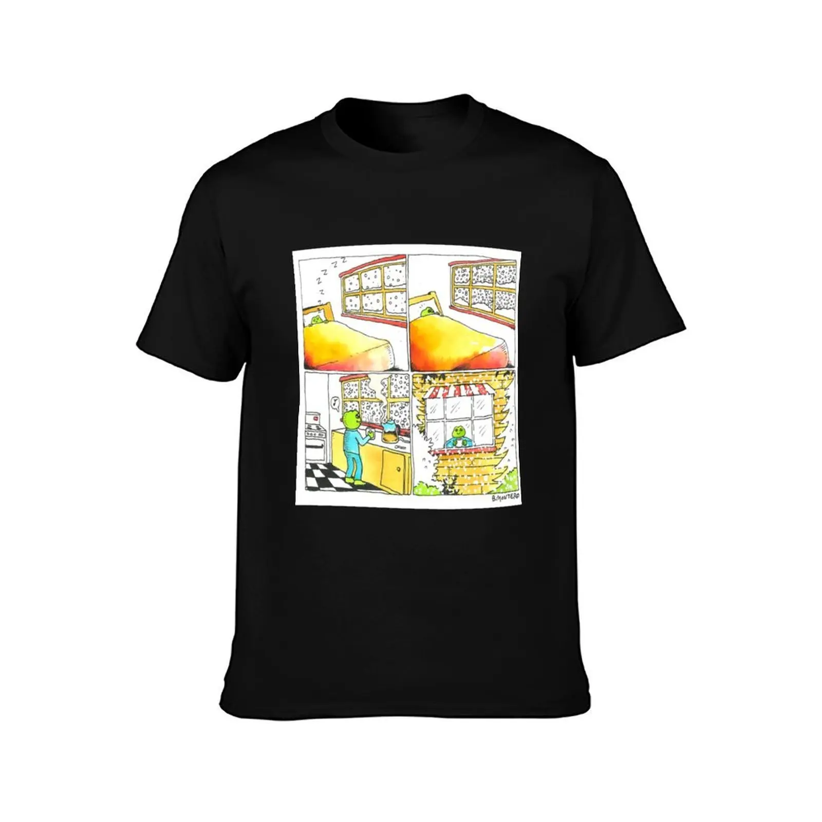Snow Day T-Shirt Basic Casual Wear Short Sleeve Top T-Shirt