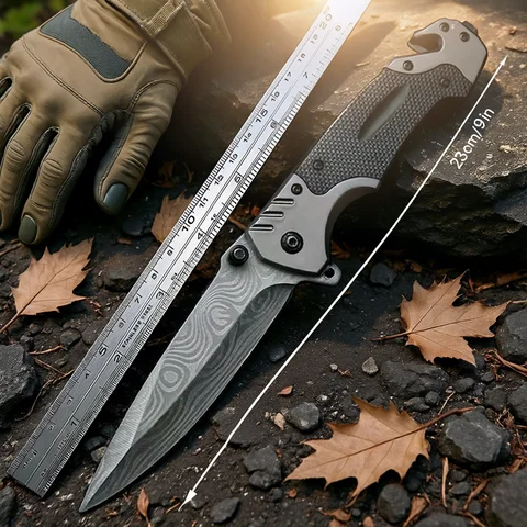 Convenient Sharp Survival Knife Multi functional Folding Knife Outdoor Camping Hiking Wilderness Survival Knife Fishing Knife