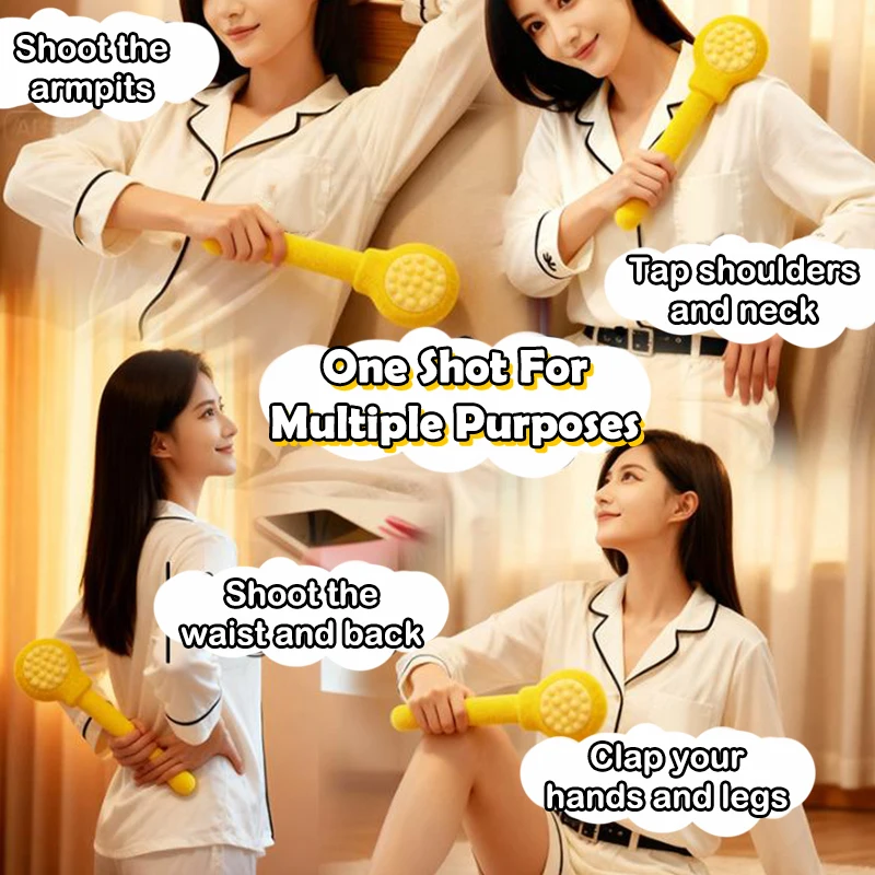 {MX} マッサージ棒 シリコン製 全身マッサージプレート 健康ハンマー リラックスマッサージプレート