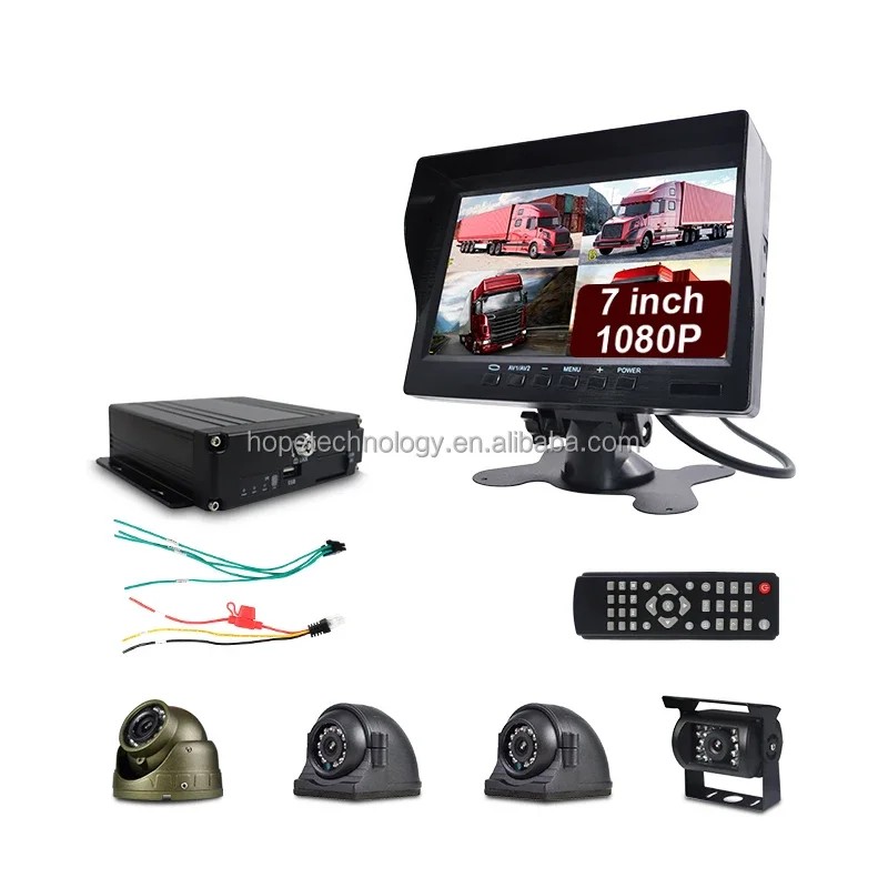 

Channel 3G 4G GPS WIFI ADAS DSM Truck Bus MDVR 1080P H.265 Mobile DVR Driving Monitoring System ForCar Fleet Management