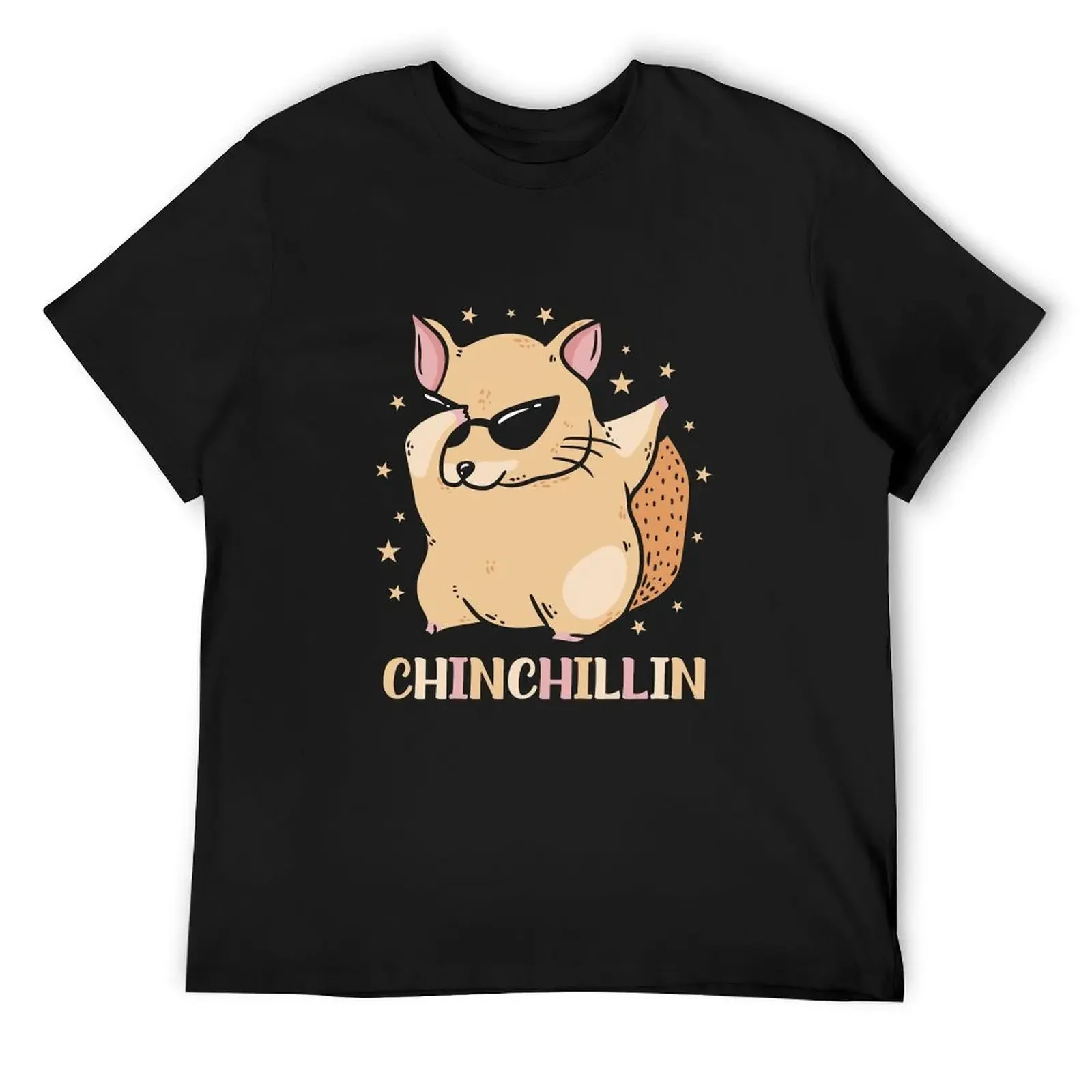 Chinchillin Funny Chinchilla Pet Lover T-Shirt graphic tee shirt anime t shirts mens t shirt