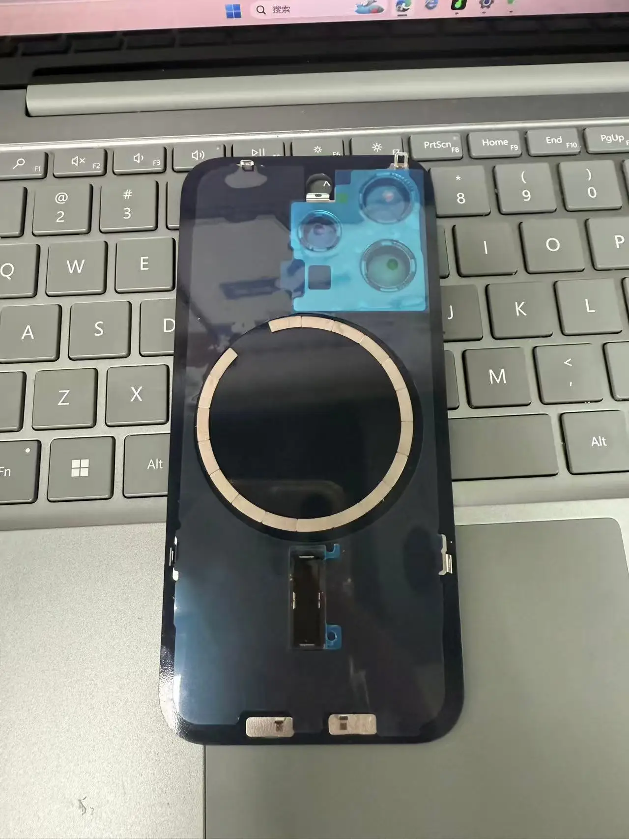 Whole sale 15pro&15promax back glass,with magnet