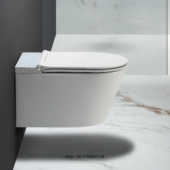 

New Design Hot Selling European Style CE Certificate Wall Hung Smart Toilet for Bathroom
