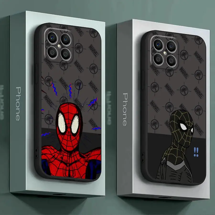 Marvel Spider Man Cool Phone Case for Honor 8X X8 70 90 Pro X7 X6a Magic5 Lite X9a X8a X6 Magic5 TPU Soft Cover Luxury