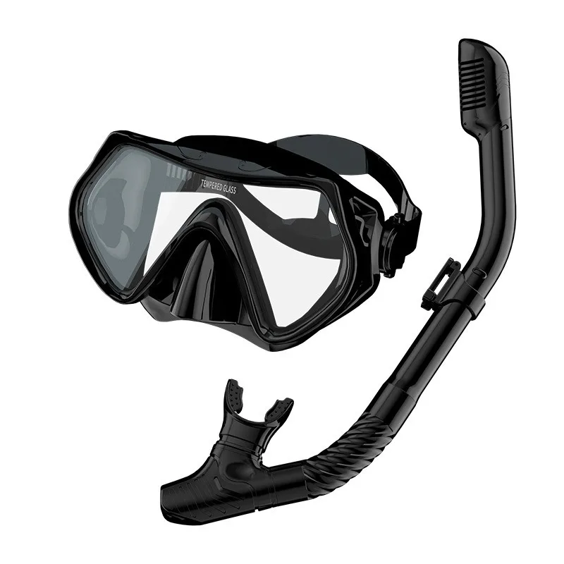 

TRIMIX Scuba Diving Mask Snorkel Set For Adults Tempered Glass Panoramic Snorkeling Gear Swimming Training Snorkel Kit