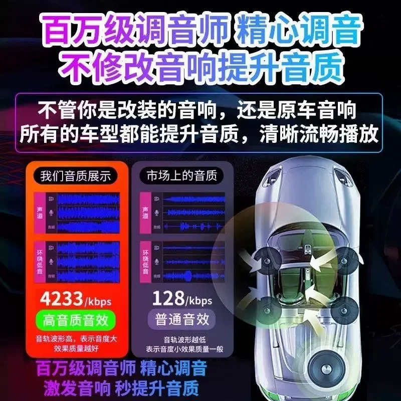 Car USB Flash Drive Lossless Sound Quality 2000 Songs Plus 200 Videos 2026 New High Quality Music MP3 Douyin Popular Hot DJ