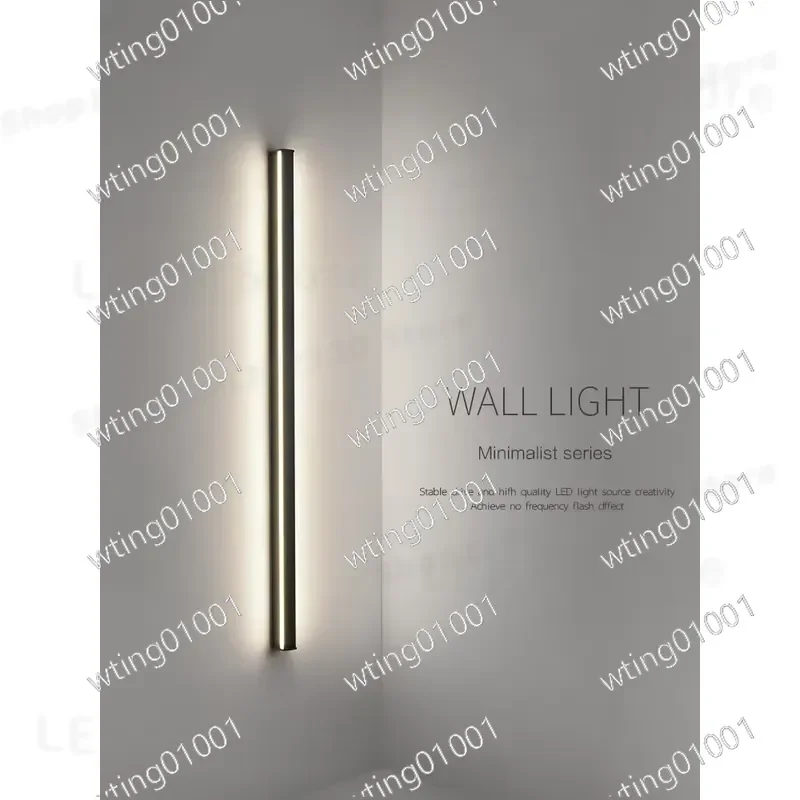 for Modern Minimalist Long Wall Lamp Creative Linear Light for Living Room Staircase Bedroom Bedside Background Decoration