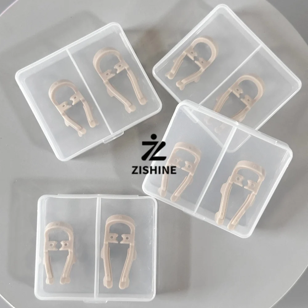 2/4 Boxes Dental Distal Extension Rubber Dam Clamp Resin Cantilever Endodontic Barrier Clamps Large Small Set with Storage Box